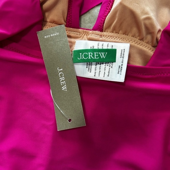 Vibrant Pink Ruffled Swimsuit - Picture 3 of 4